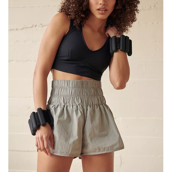 Free People movement way home arctic mist athletic shorts size small - Picture 4 of 12